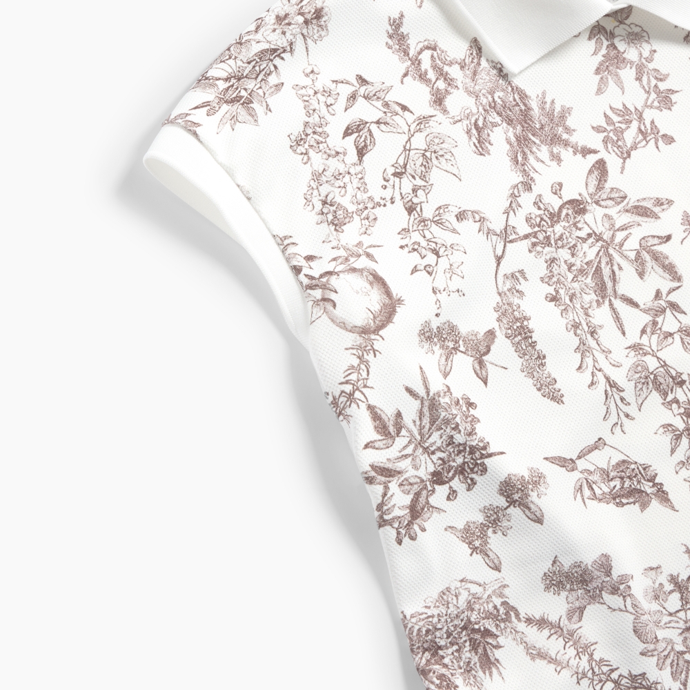 Nature Print Collar Sleeveless_BR