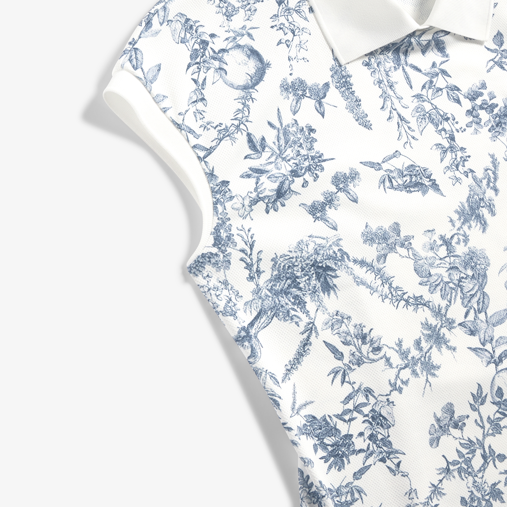 Nature Print Collar Sleeveless_NA