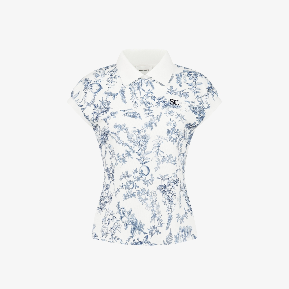Nature Print Collar Sleeveless_NA