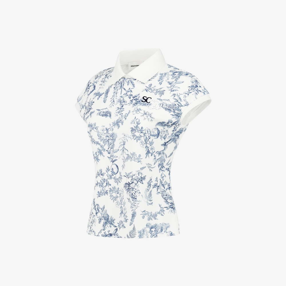 Nature Print Collar Sleeveless_NA