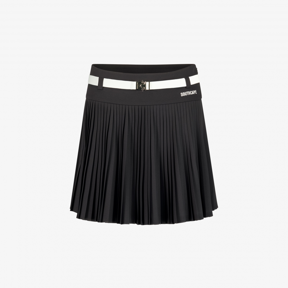 Slim Pleated Skirt_BK