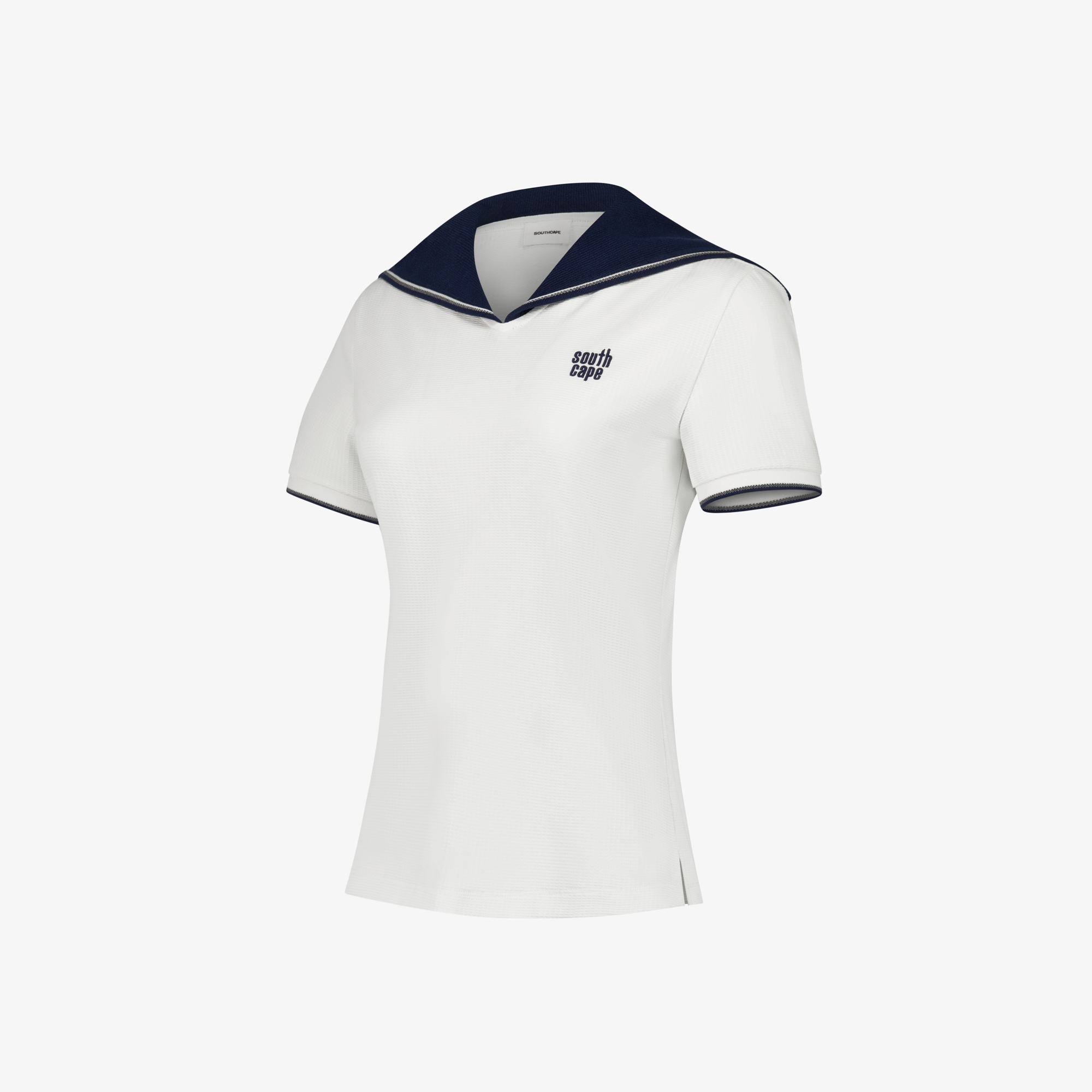 Contrast Sailor Collar T-Shirt_WT