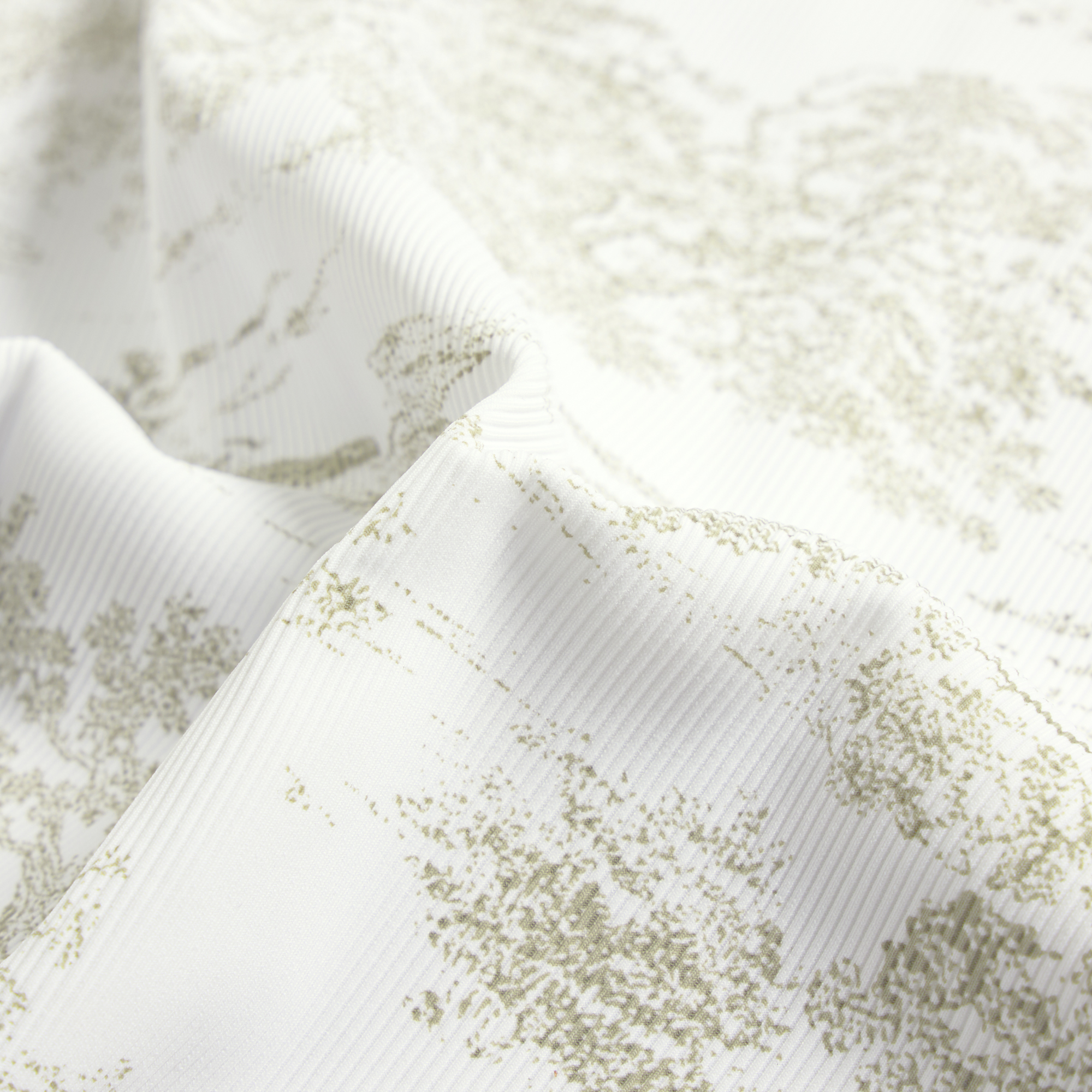 Namhae Heritage Print Open Collar T-Shirt_KH