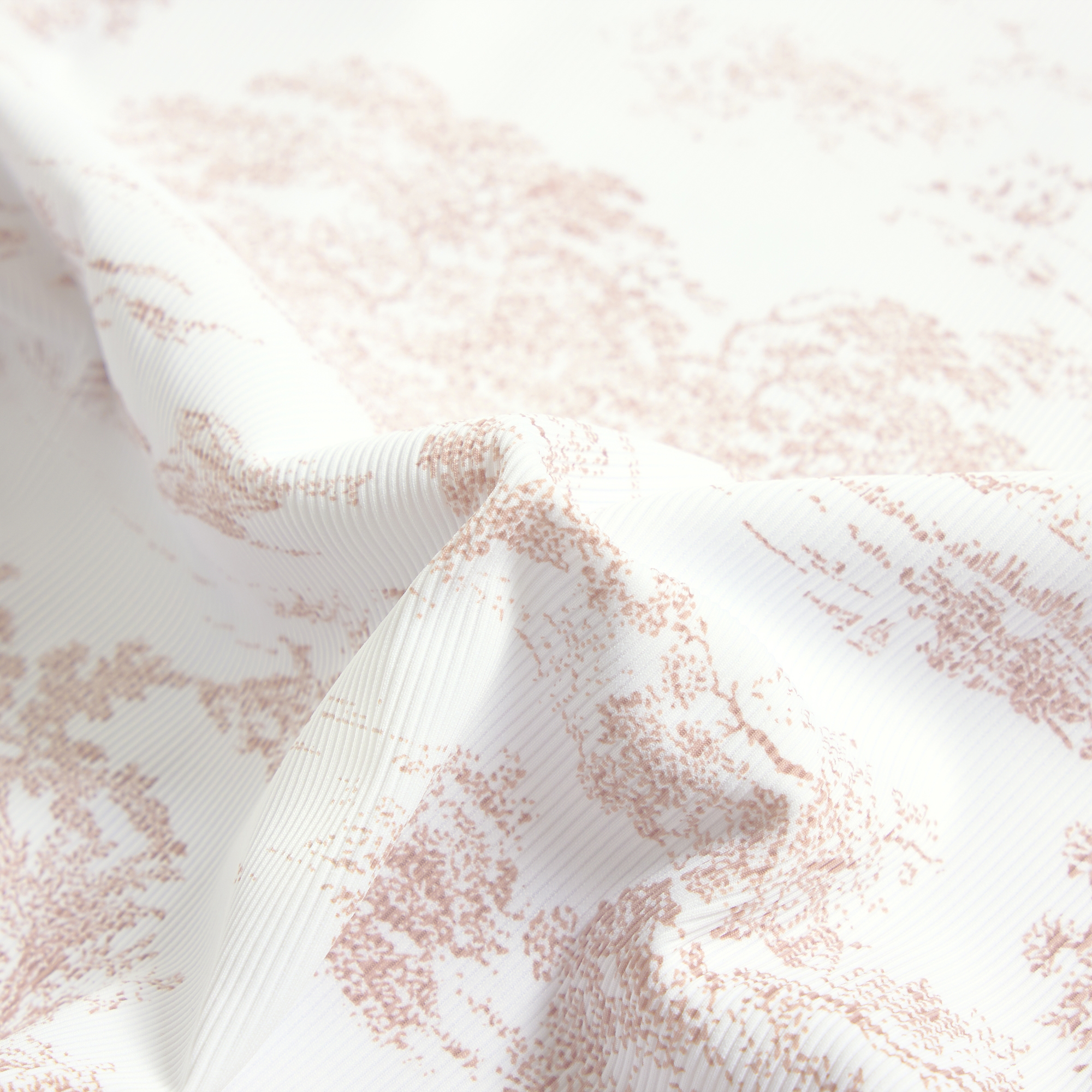 Namhae Heritage Print Open Collar T-Shirt_LW