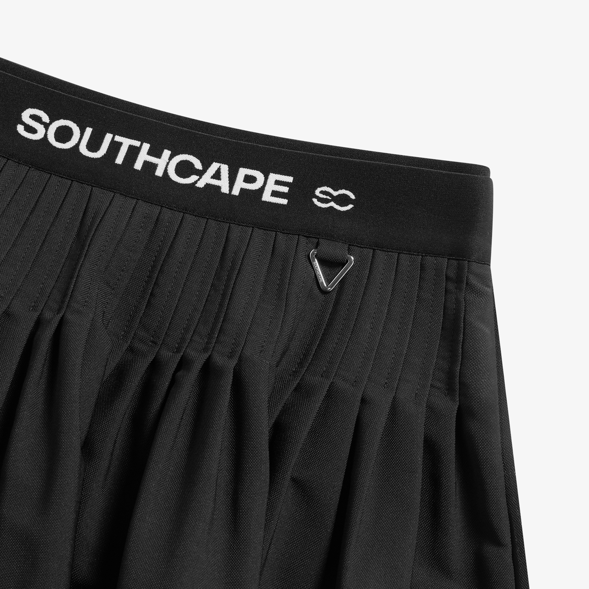 Pin-Tuck Flare Skirt_BK