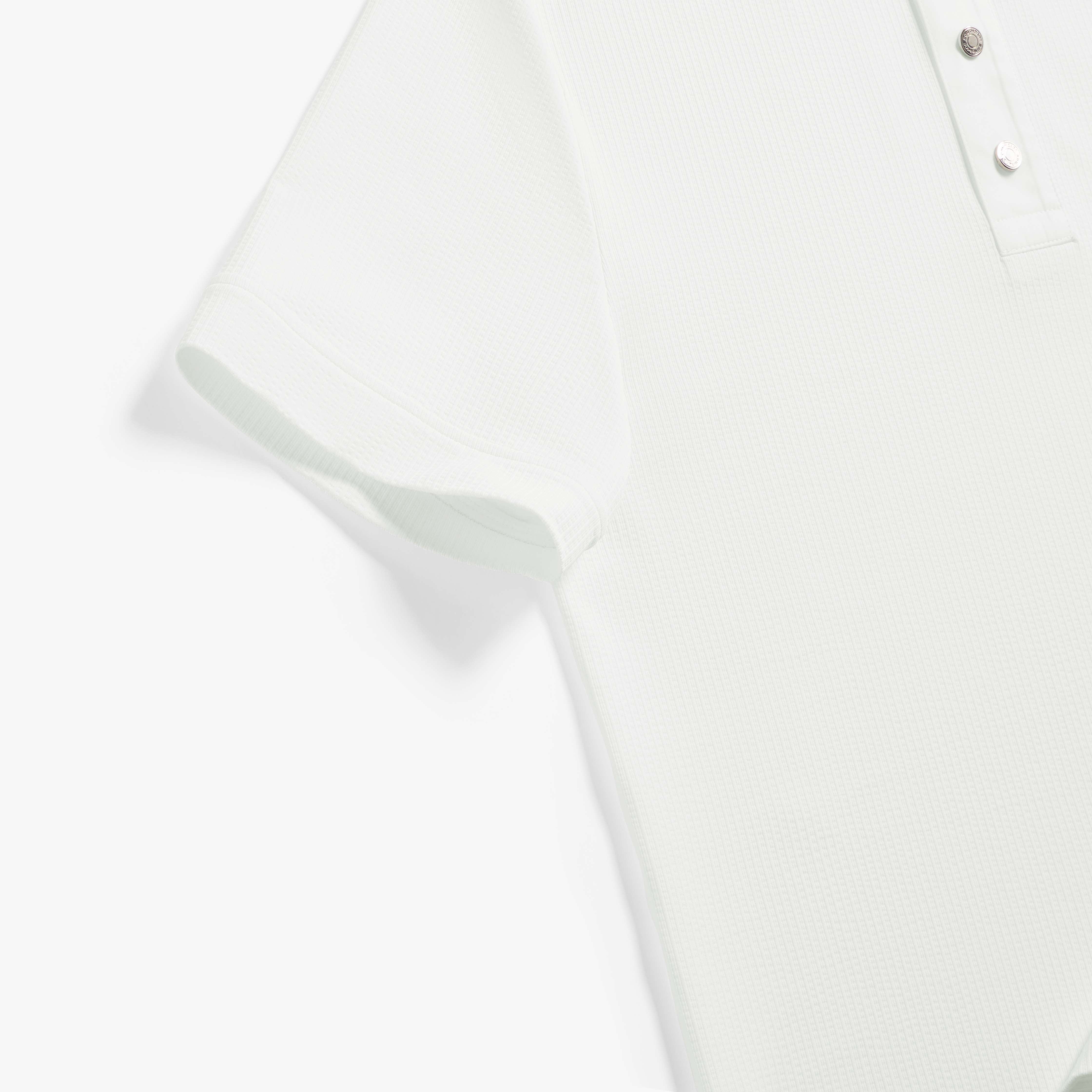 Seersucker Sunrise House Collar T-Shirt_WT