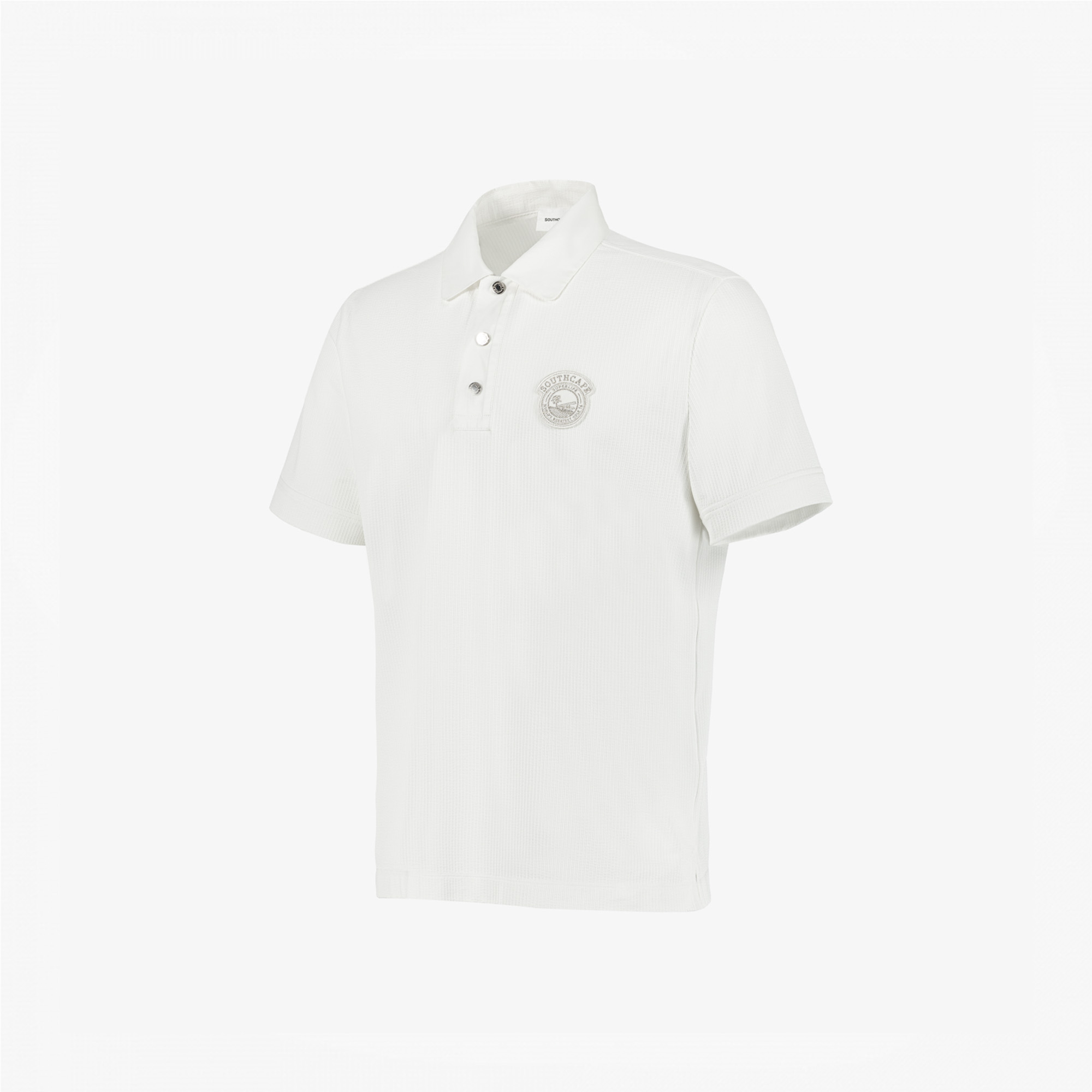 Seersucker Sunrise House Collar T-Shirt_WT