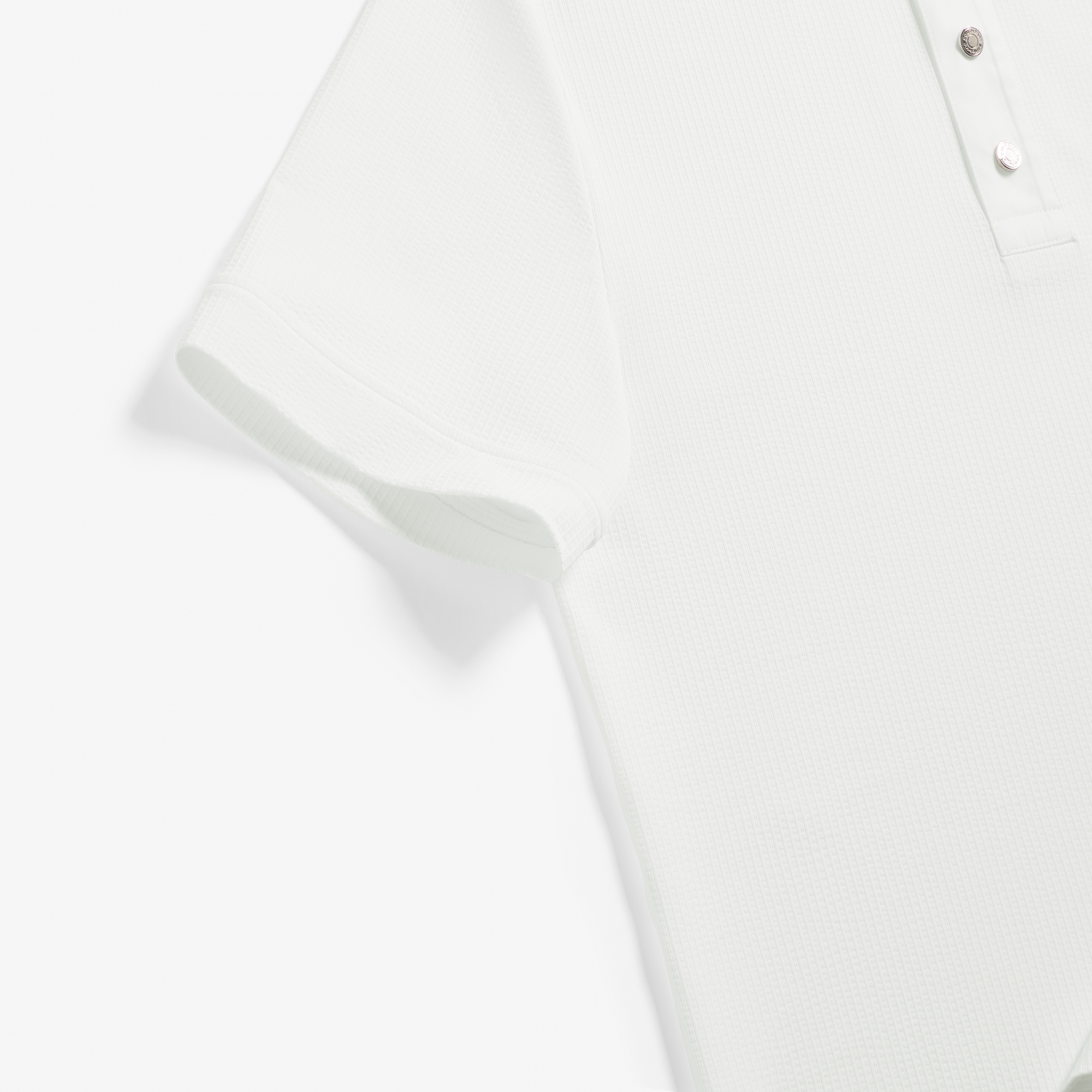 Seersucker Sunrise House Collar T-Shirt_WT