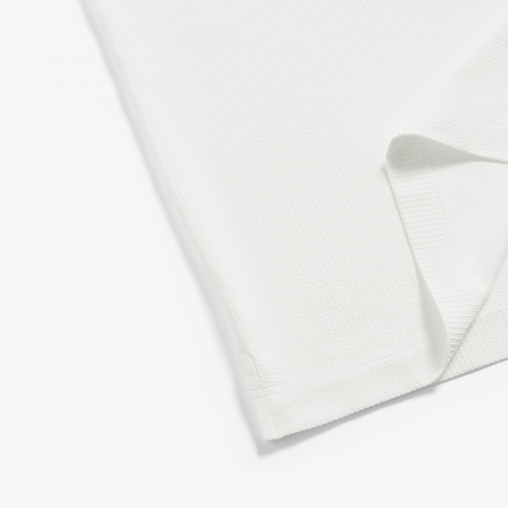 Seersucker Sunrise House Collar T-Shirt_WT