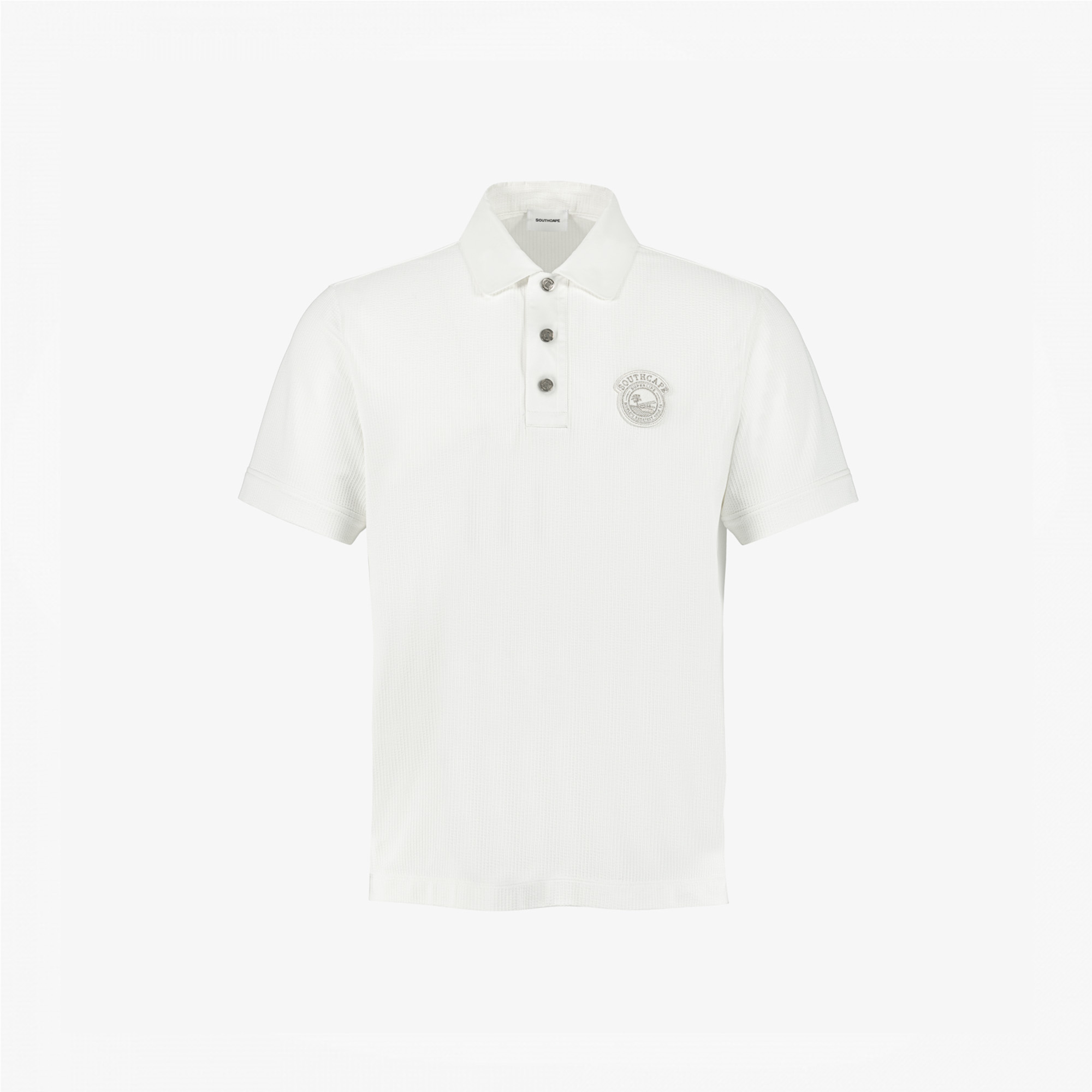 Seersucker Sunrise House Collar T-Shirt_WT