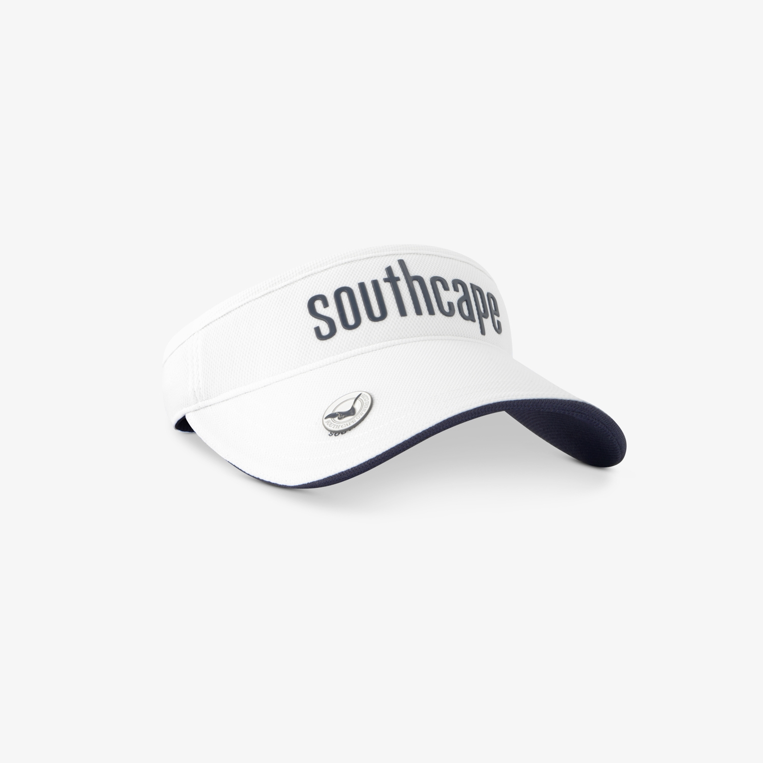 SOUTHCAPE Logo Ball Marker Visor_WT