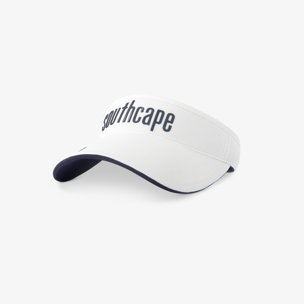SOUTHCAPE Logo Ball Marker Visor_WT