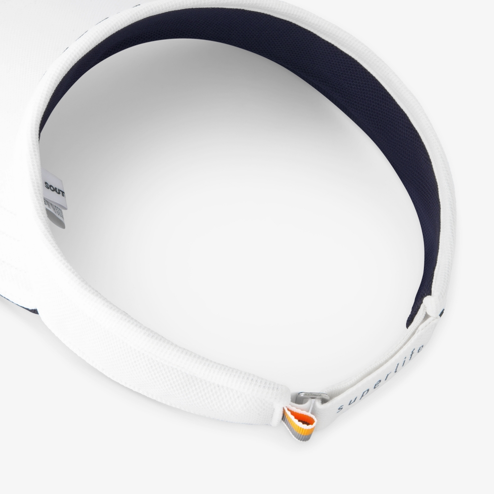 SOUTHCAPE Logo Ball Marker Visor_WT