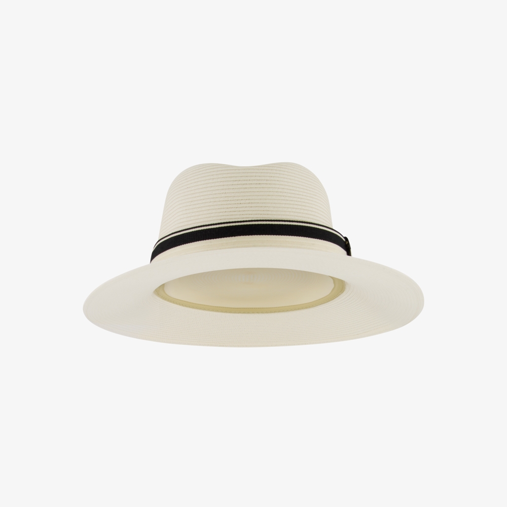 Classic Raffia Fedora Hat_WT