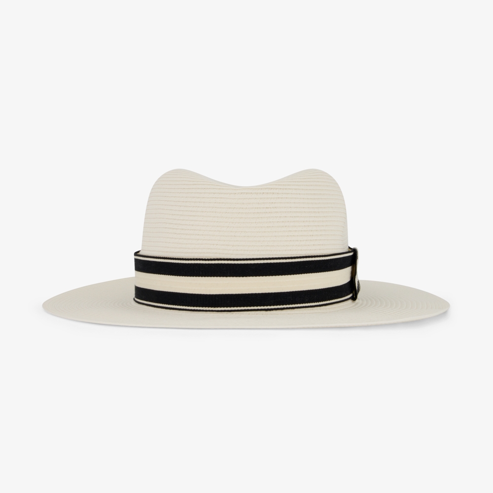 Classic Raffia Fedora Hat_WT