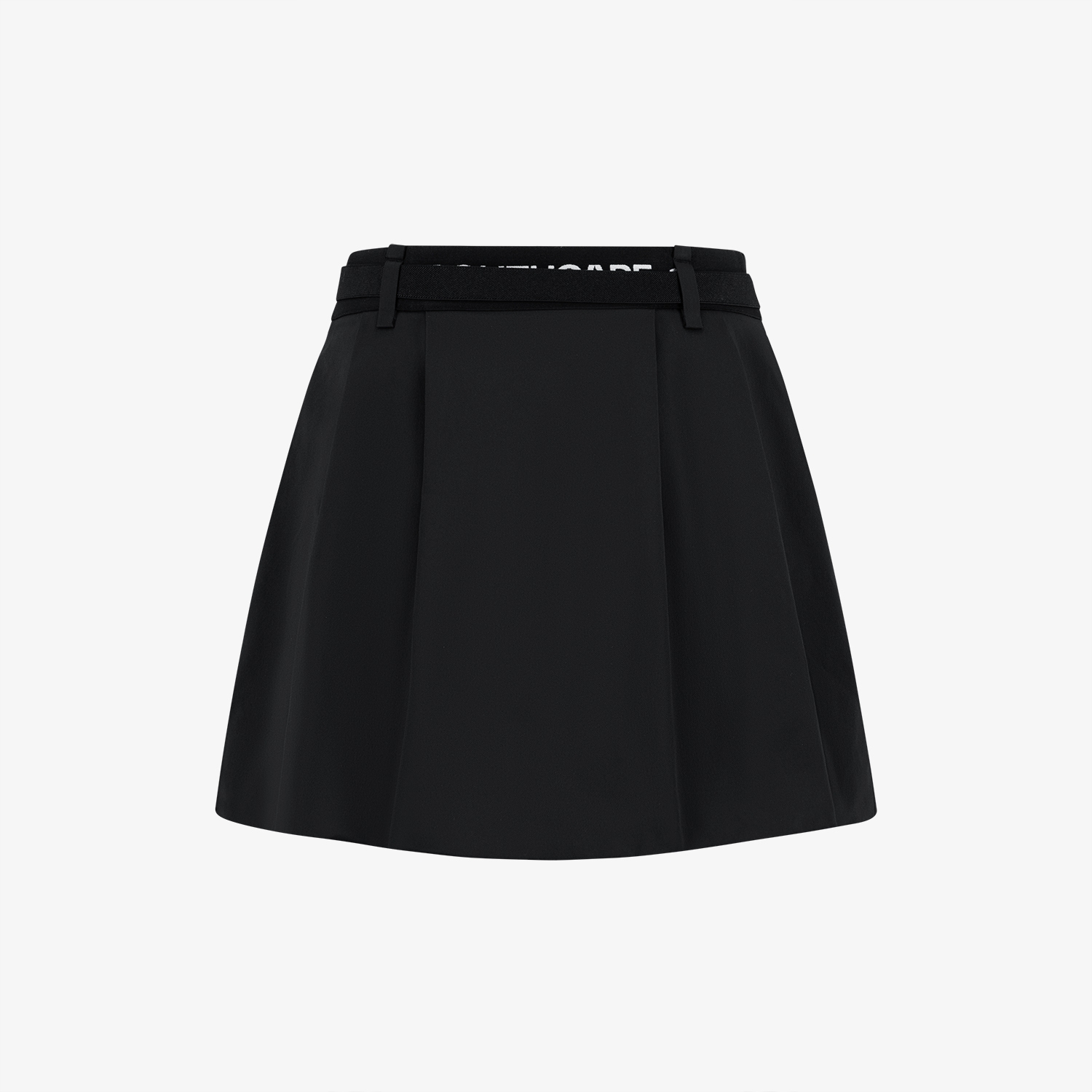 2-WAY Belted Skirt_BK