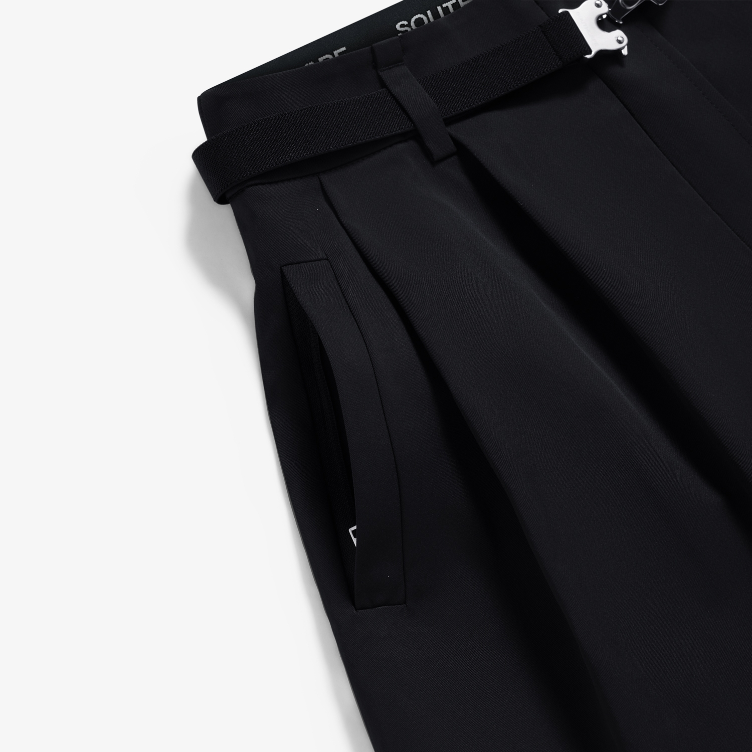 2-WAY Belted Skirt_BK