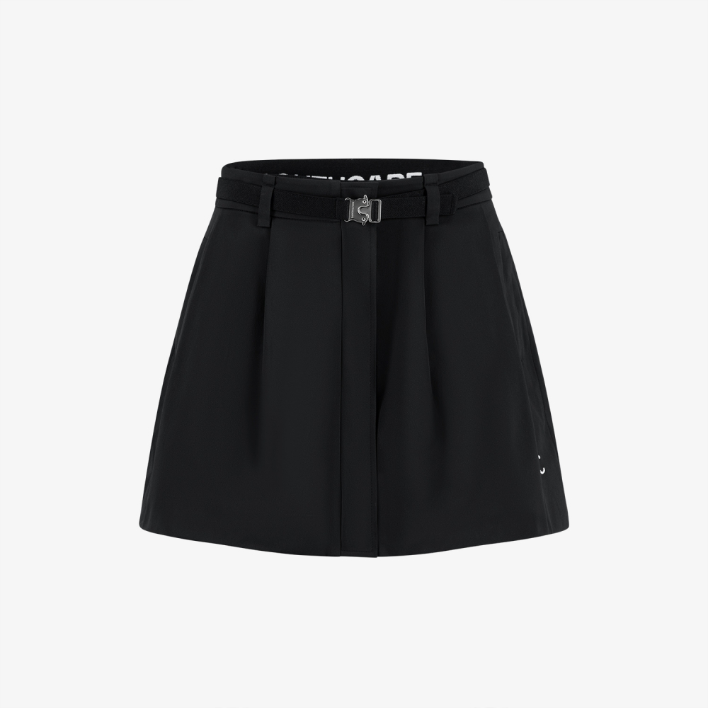 2-WAY Belted Skirt_BK