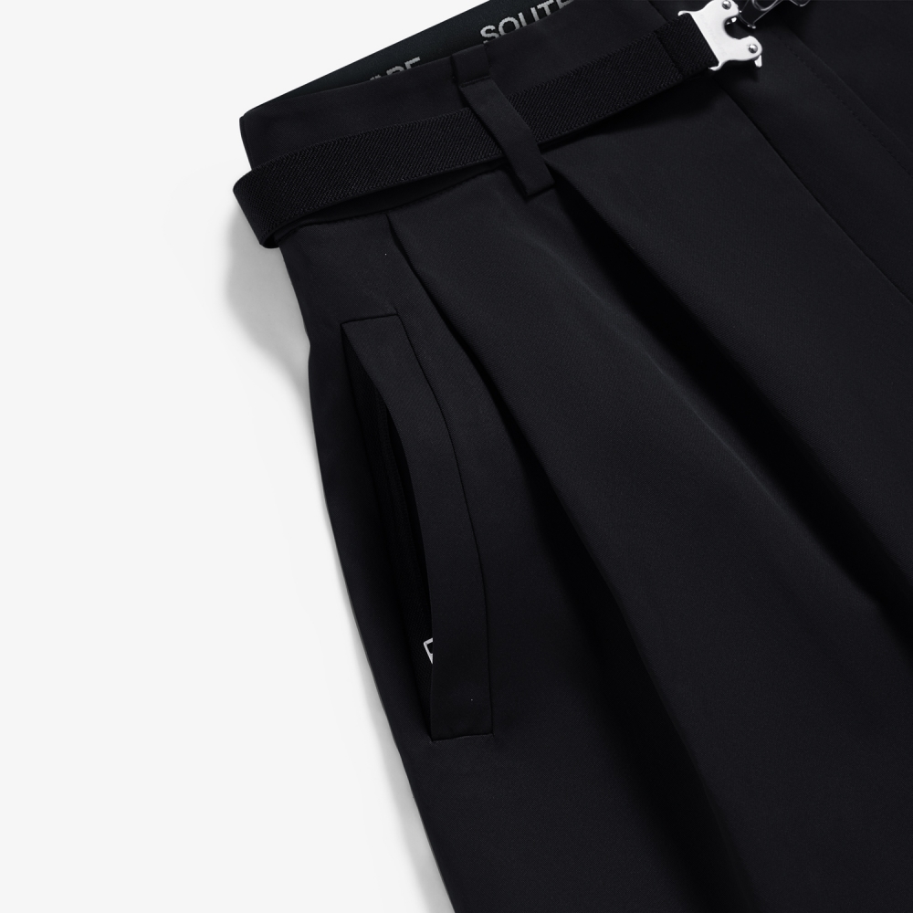 2-WAY Belted Skirt_BK