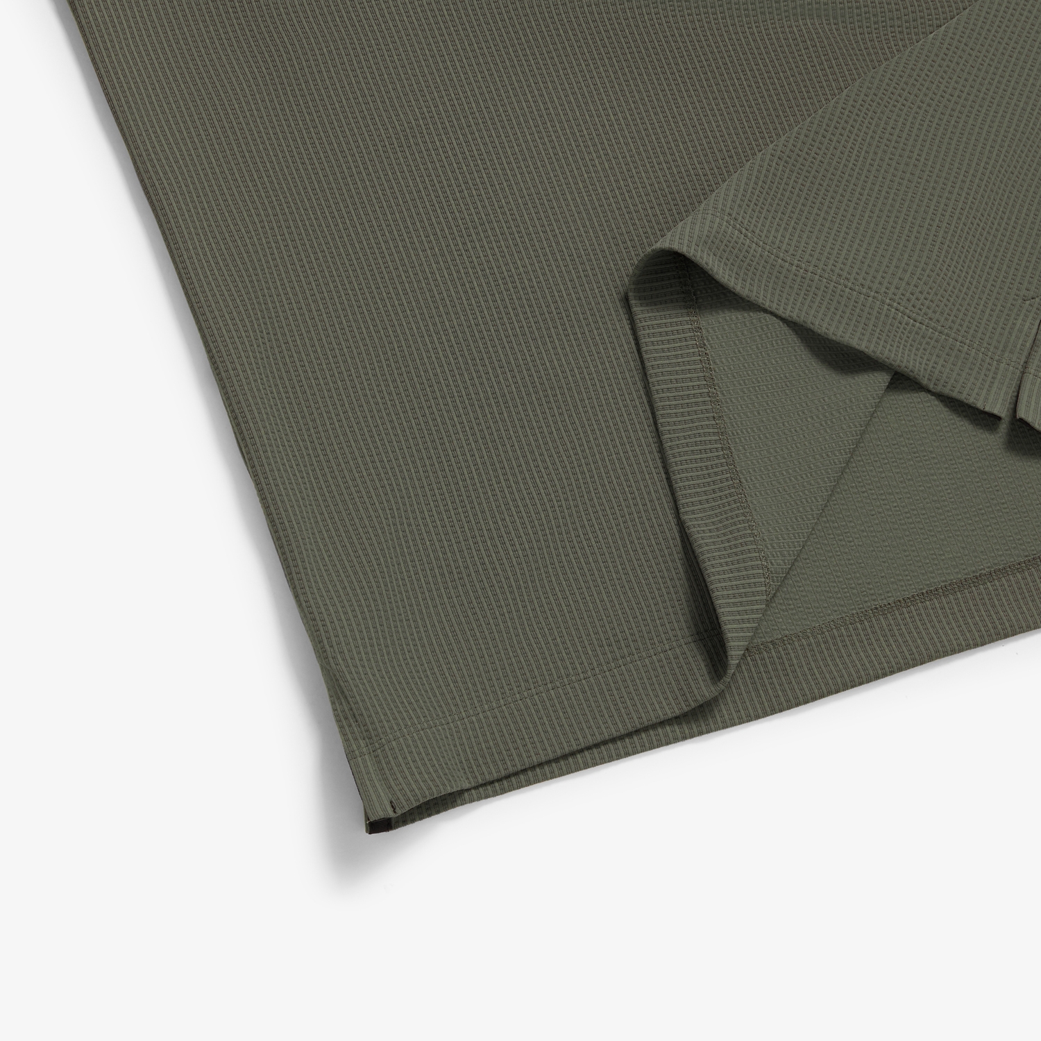 Seersucker Sunrise House Patch T-Shirt_KH