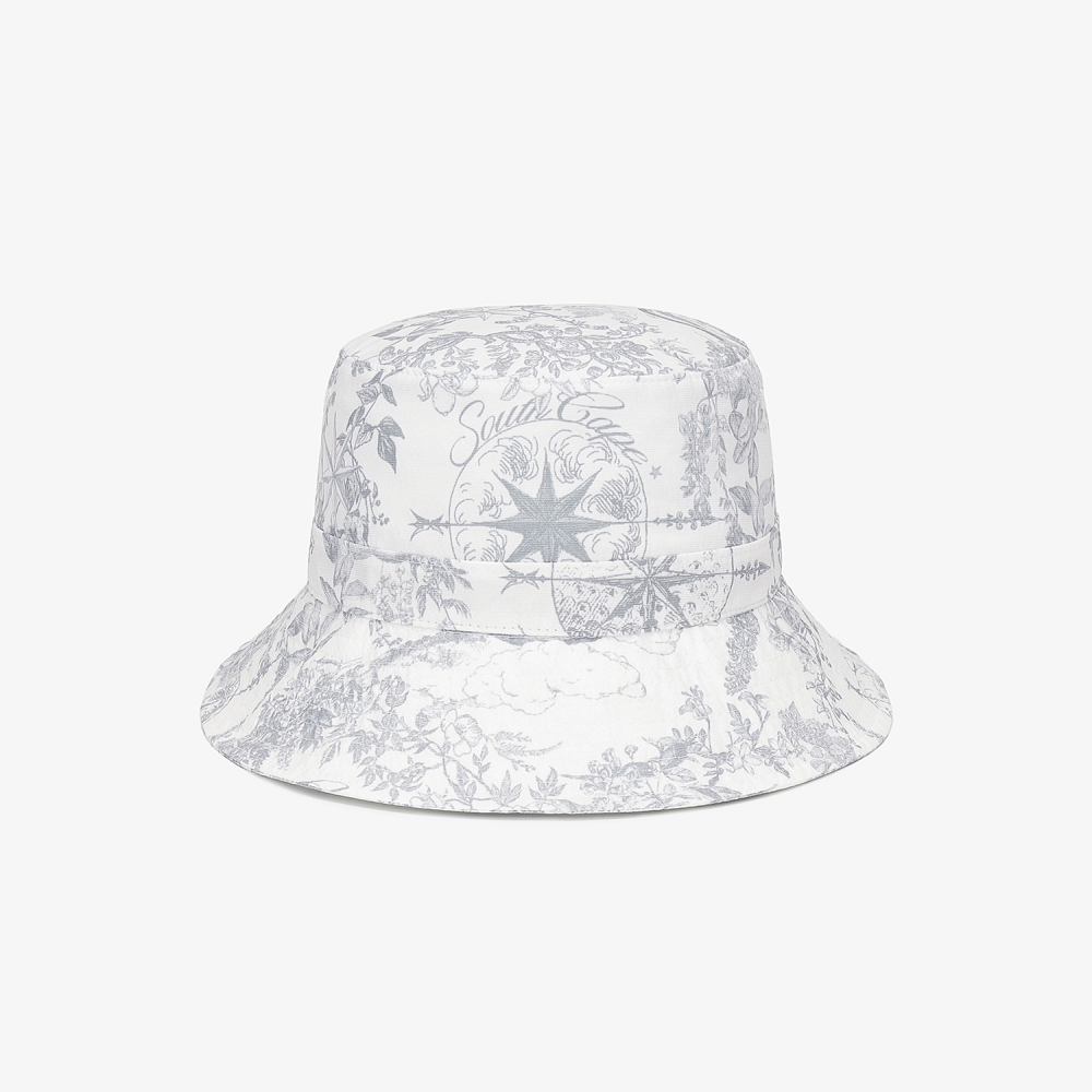 Southcross Pattern Print Bucket Hat_GY