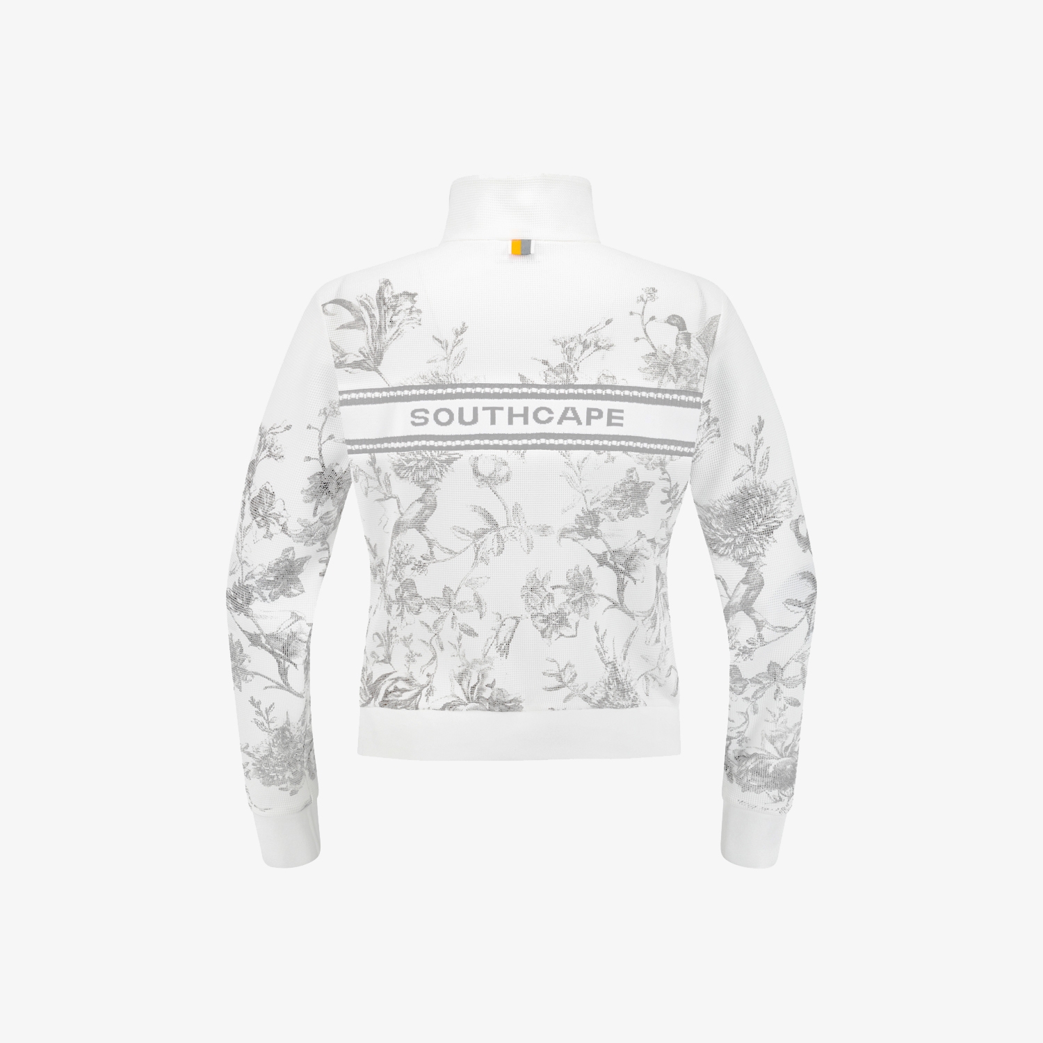 Blossom Mesh Zip-Up Jumper_WT