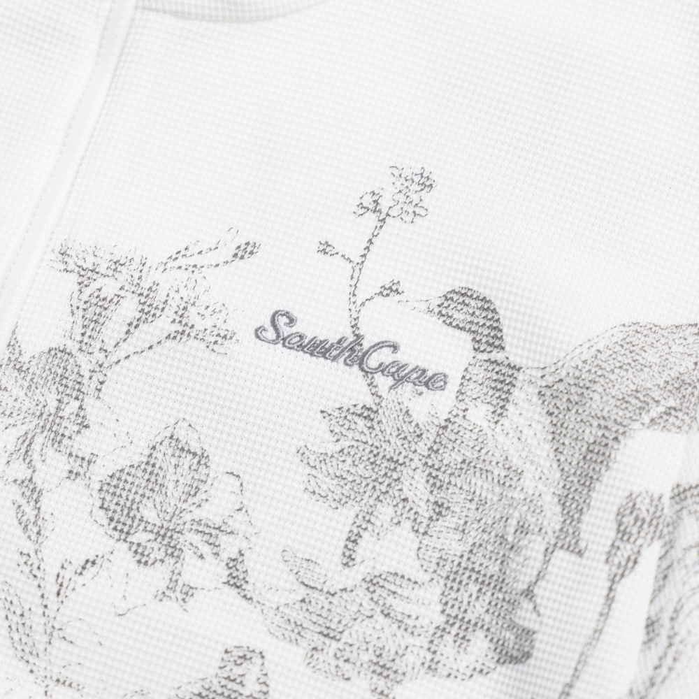 Blossom Mesh Zip-Up Jumper_WT