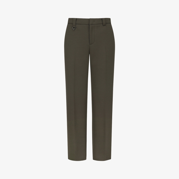 Side-Slit Semi-Bootcut Pants_BR
