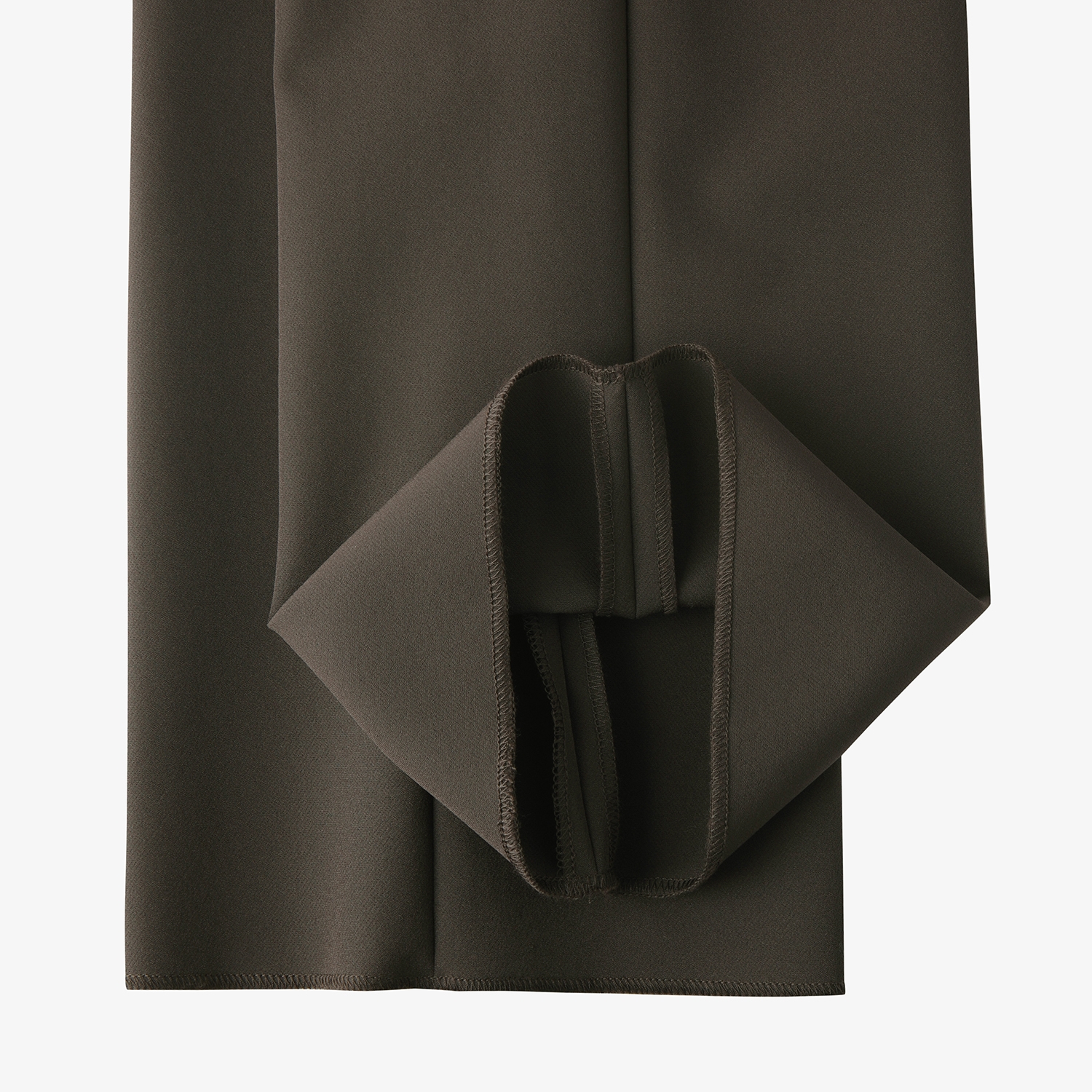 Leather Patch Regular Fit Pants_BR