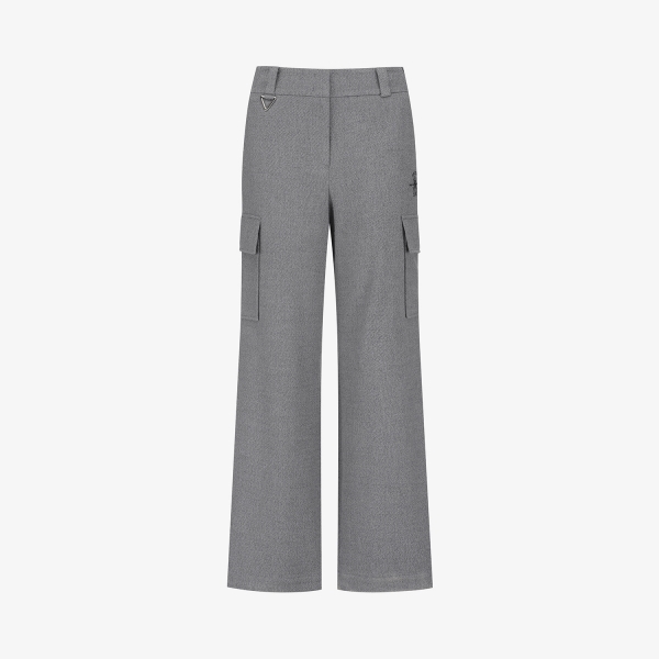 Southcross Brushed Wide Pants with Out Pockets_GY