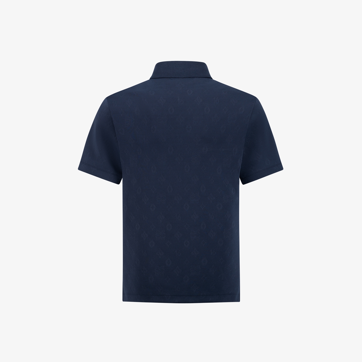 Jacquard Pattern Collar T-Shirt_NA