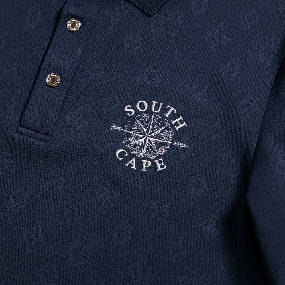 Jacquard Pattern Collar T-Shirt_NA