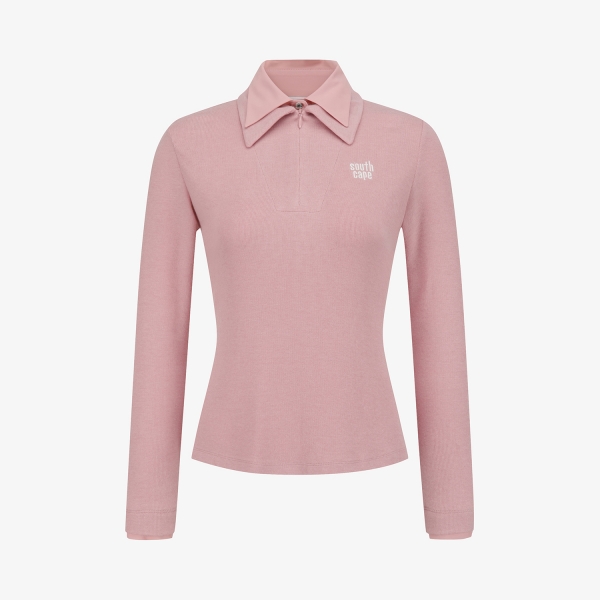 Layered Collar Knit Polo_PK