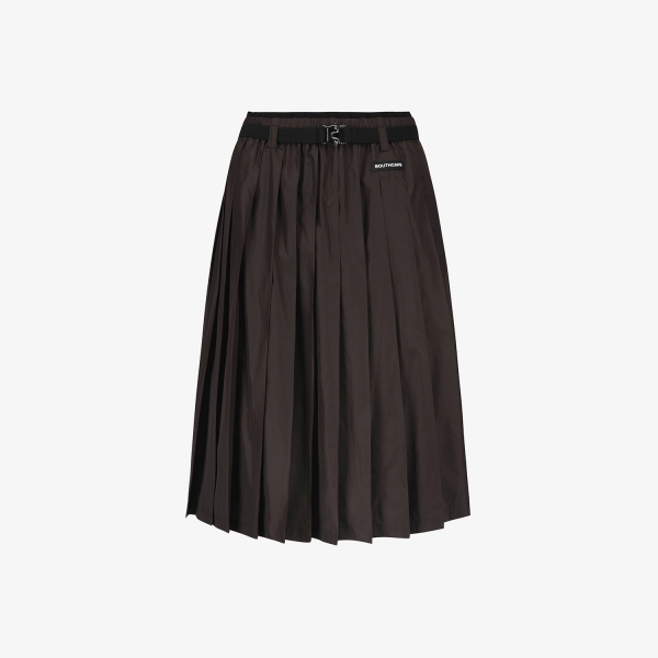 Long Belted Pleated Skirt_BR