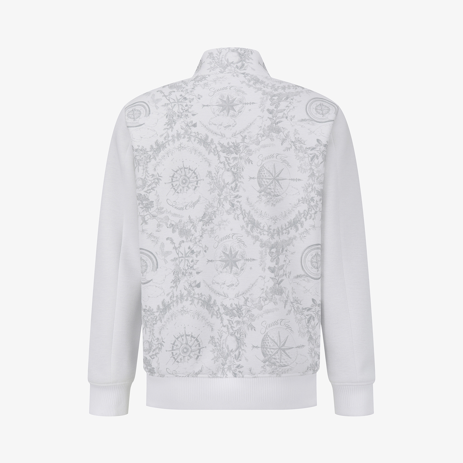 Southcross Pattern High-Neck Jumper_WT