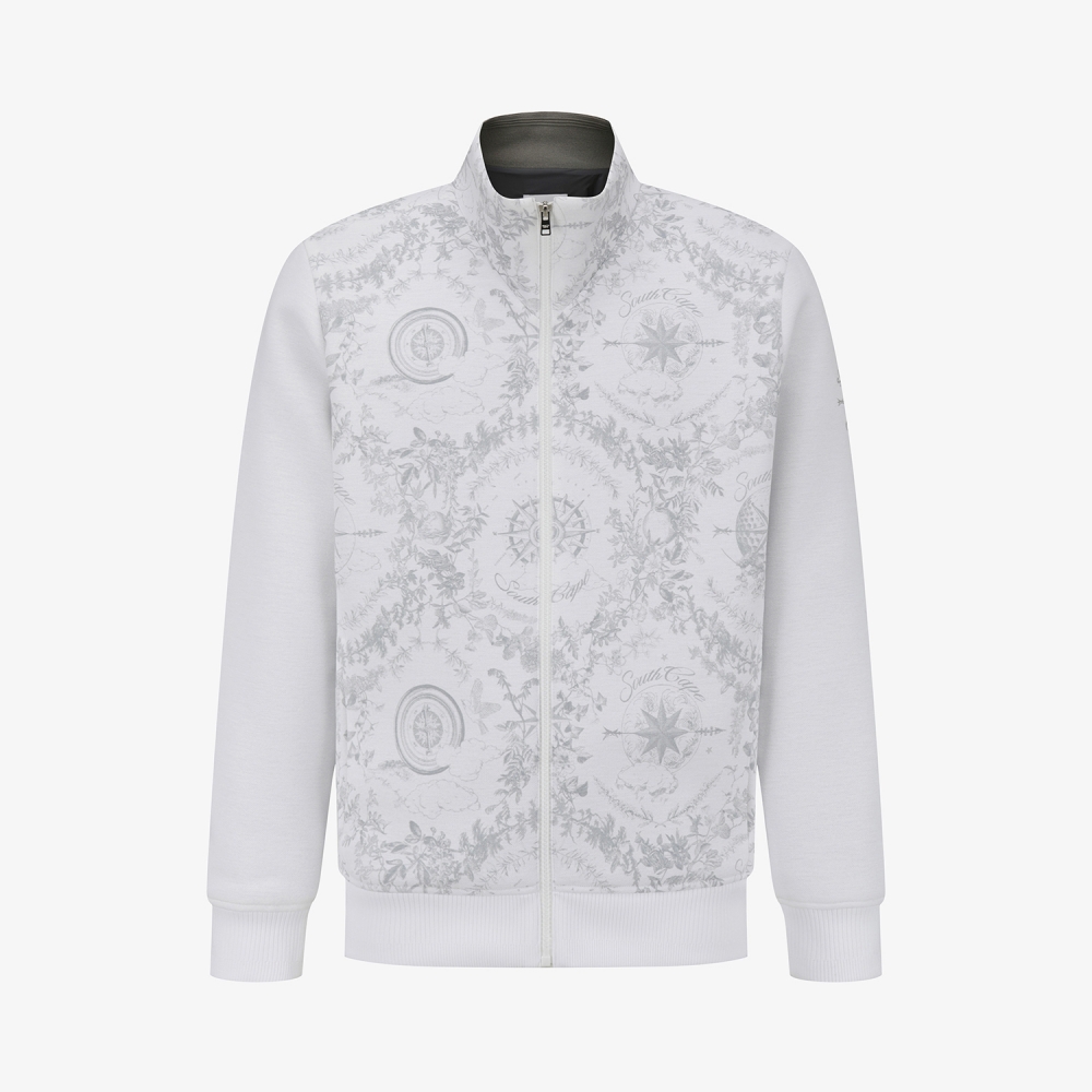 Southcross Pattern High-Neck Jumper_WT