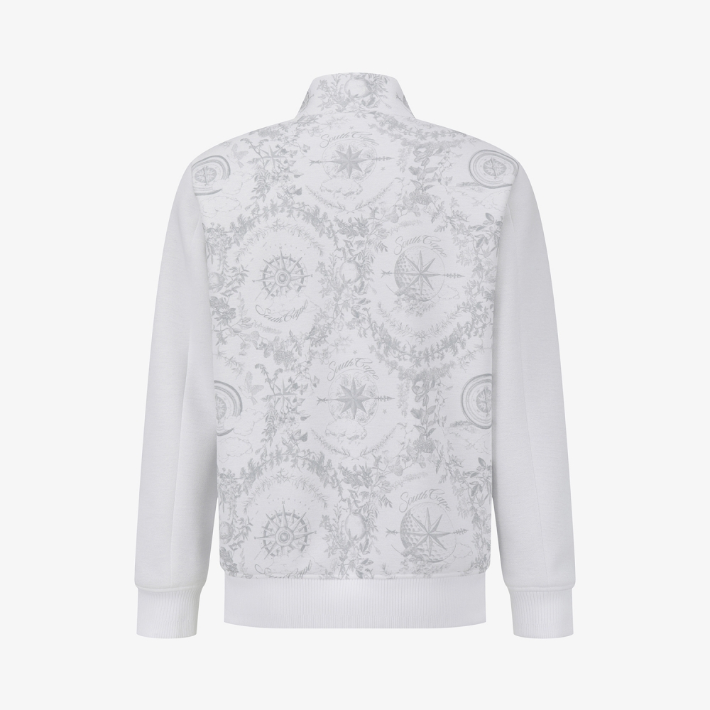 Southcross Pattern High-Neck Jumper_WT