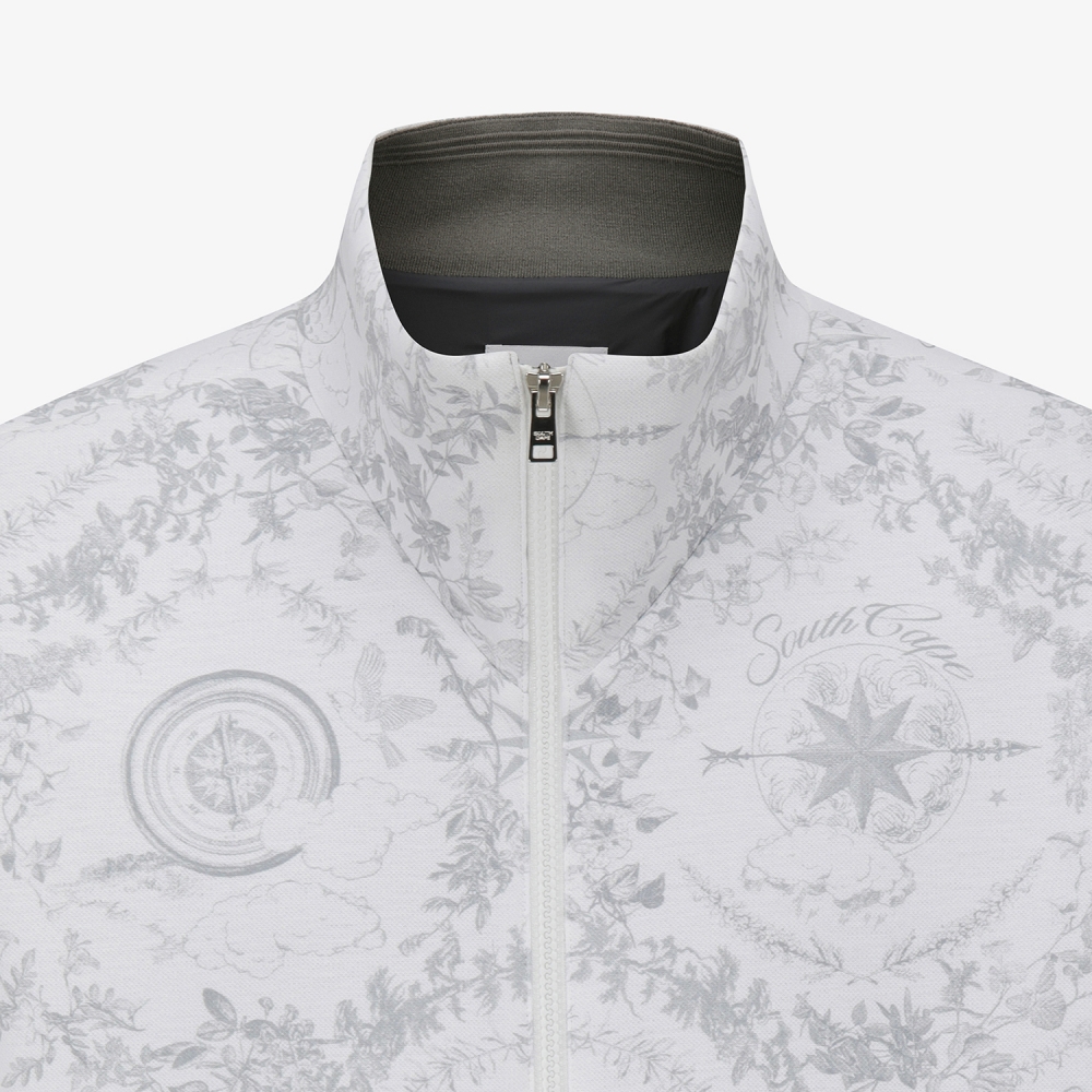 Southcross Pattern High-Neck Jumper_WT