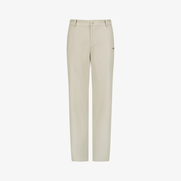 Logo Patch Fleece-Lined Regular-Fit Pants_LE