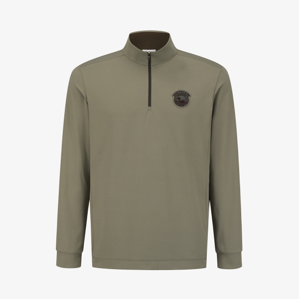 Sunrise House Wappen Half-Neck Zip-Up T-Shirt_KE