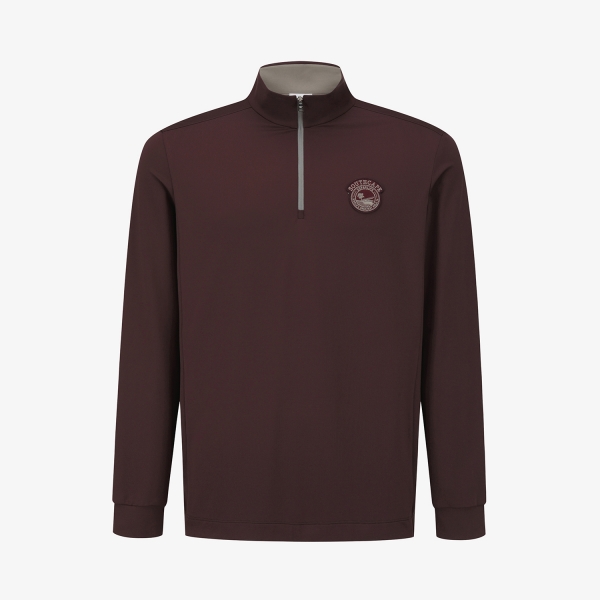 Sunrise House Wappen Half-Neck Zip-Up T-Shirt_WN