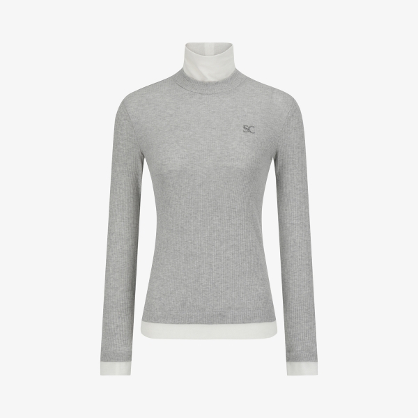 Cashmere High Neck T-Shirt_LG