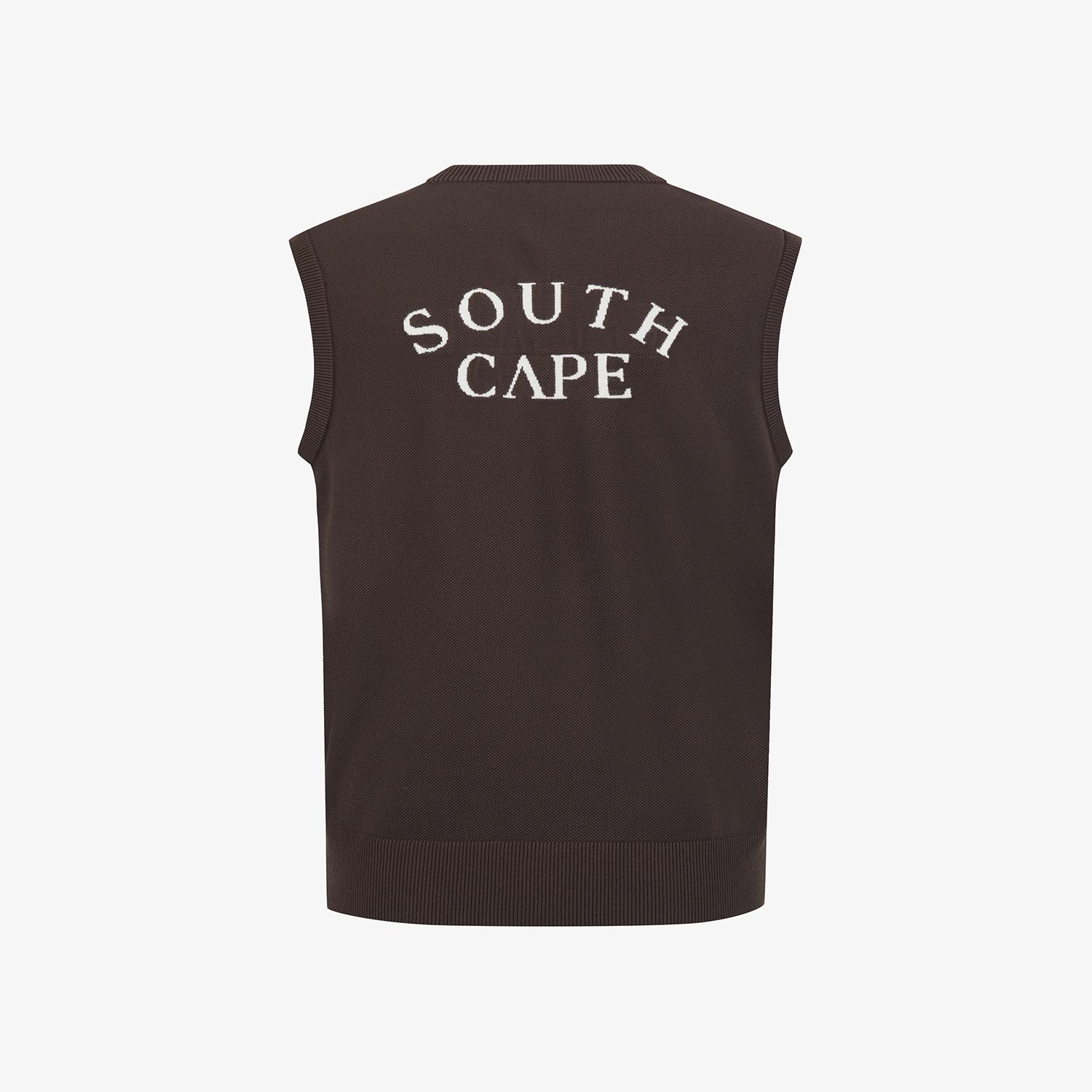 Round Neck Knit Vest_BR