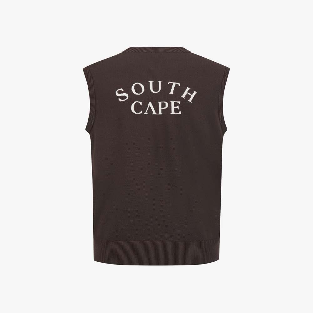 Round Neck Knit Vest_BR