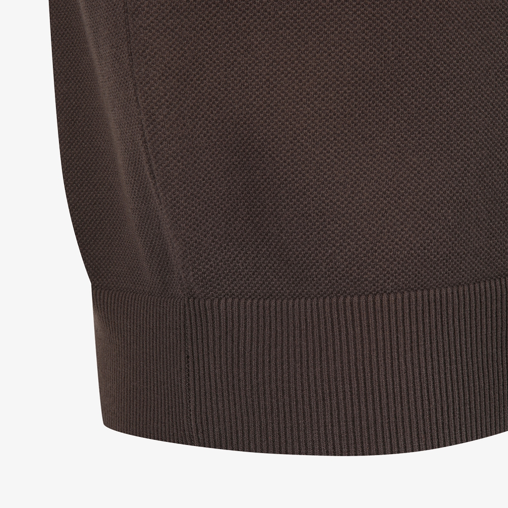 Round Neck Knit Vest_BR