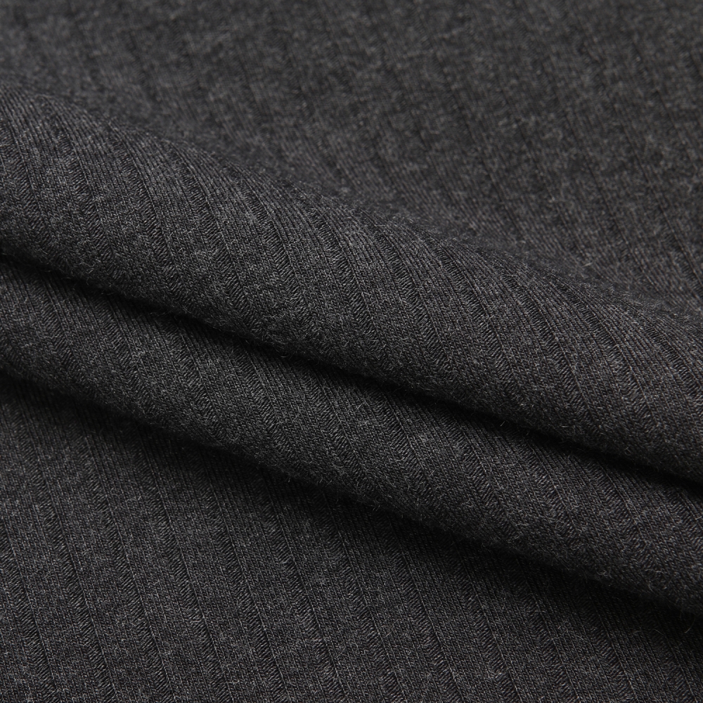 Soft Touch Ribbed Collar T-Shirt_CG
