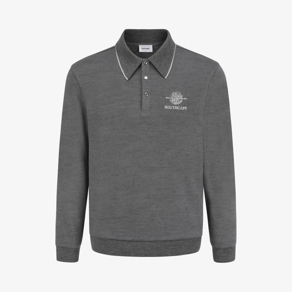 Southcross Big Collar Long-Sleeve T-Shirt_GY