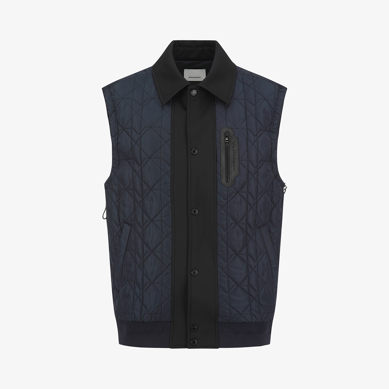 Quilted Padded Collar Vest_DA