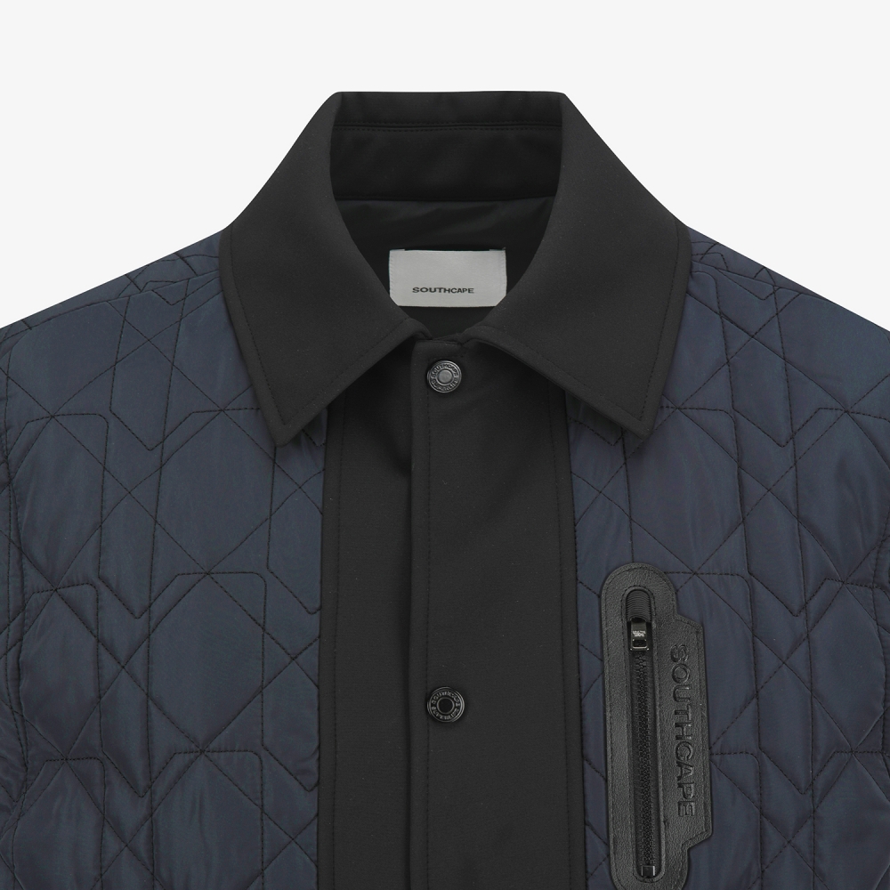 Quilted Padded Collar Vest_DA