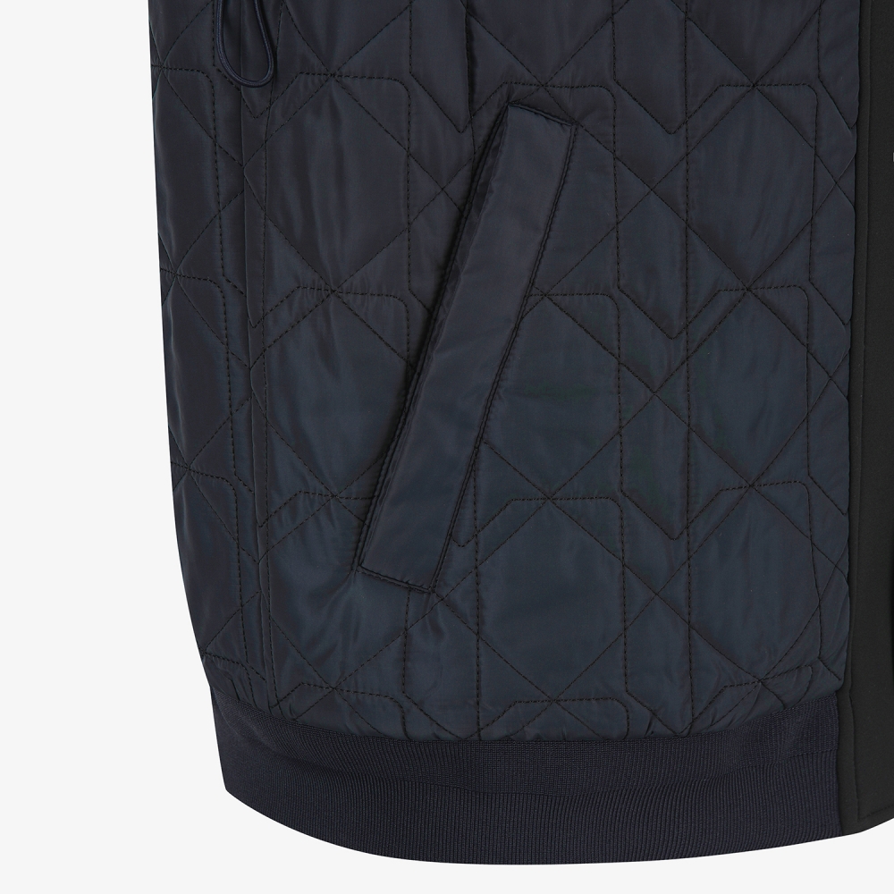 Quilted Padded Collar Vest_DA